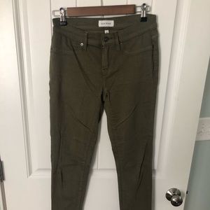 Hunter green skinny jean